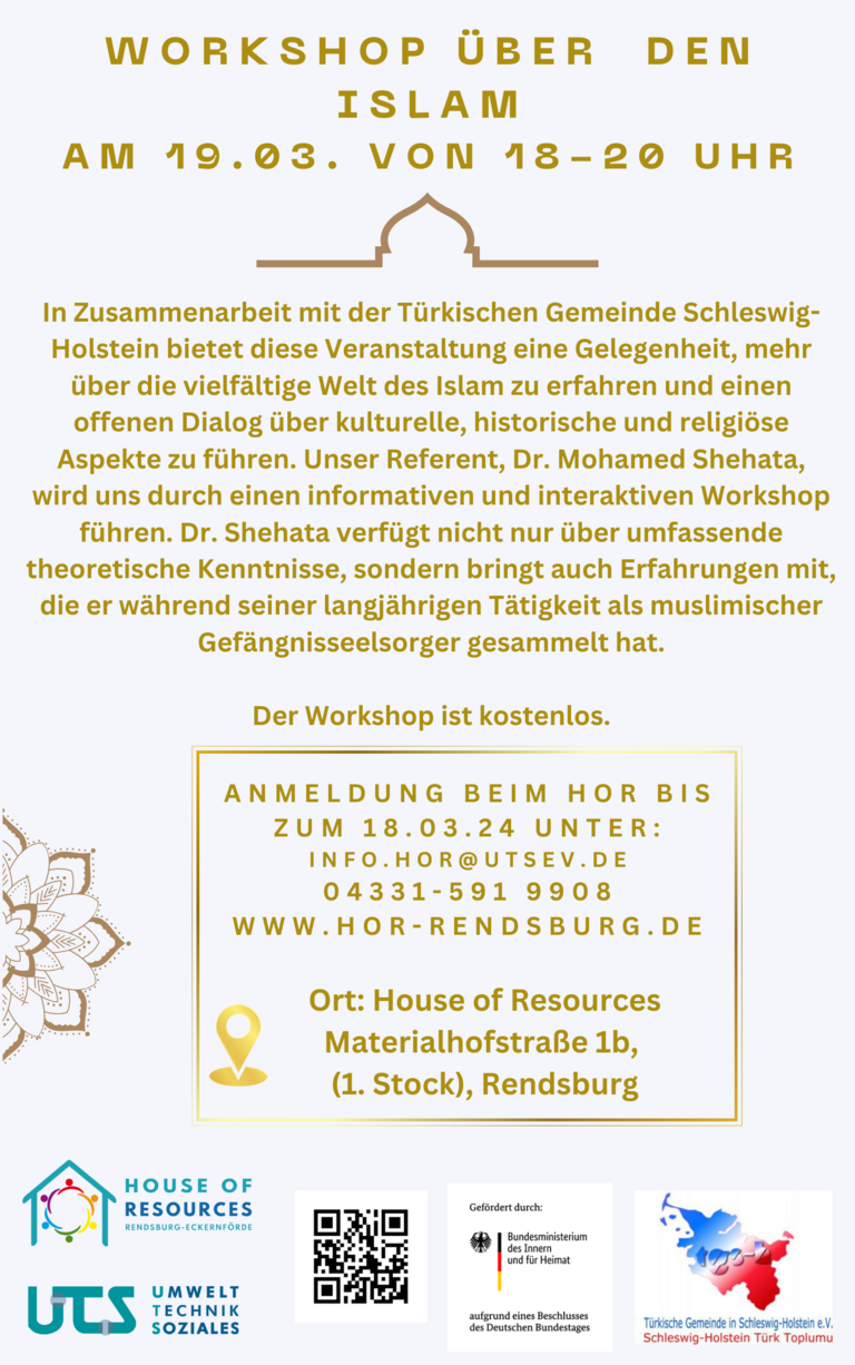 HoR bildet: Workshop über den Islam am 19.03.2024
