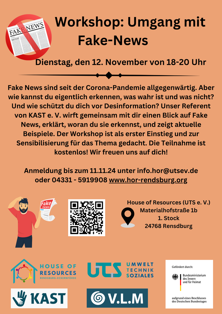 HoR bildet: Workshop „Umgang mit Fake-News“, am 12.11.2024